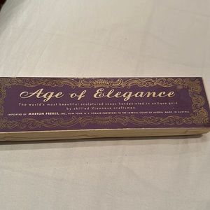 Hand painted soap in antique gold by skilled Viennese craftsman.